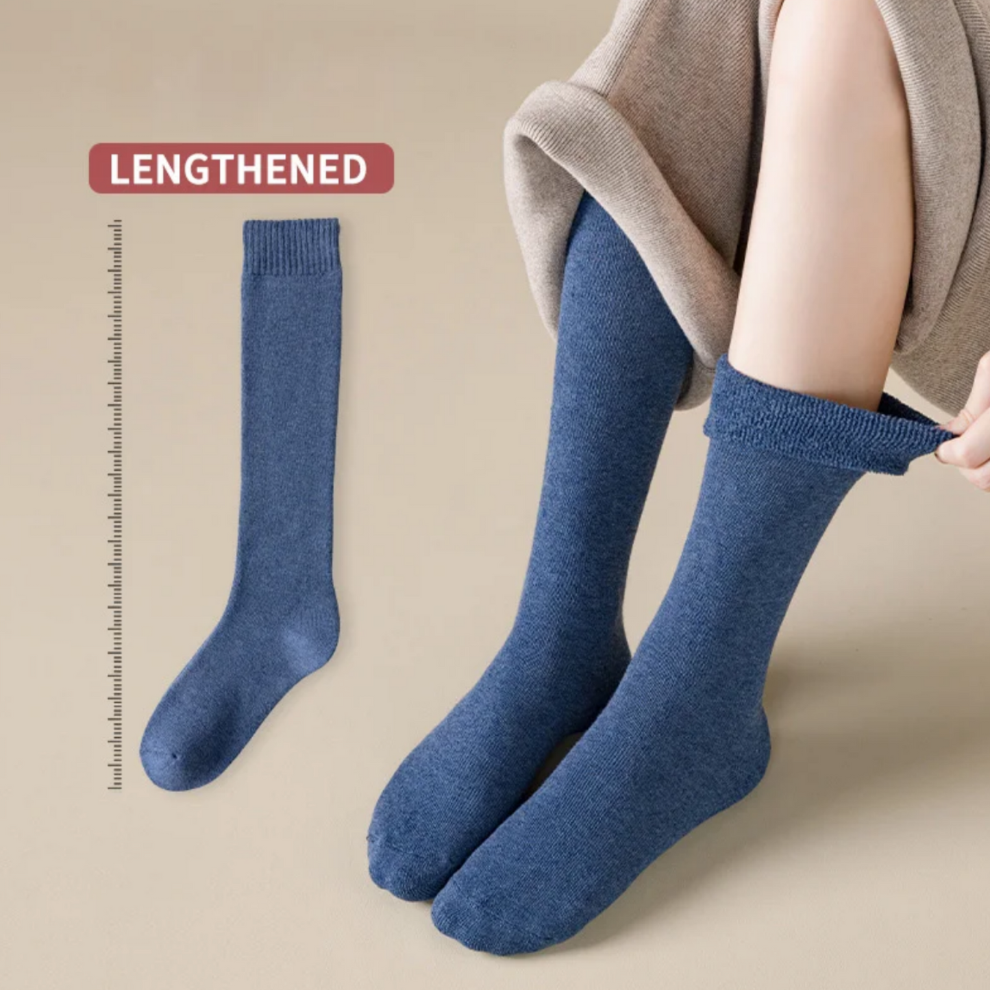 Calcetines Térmicos Largos para Adulto