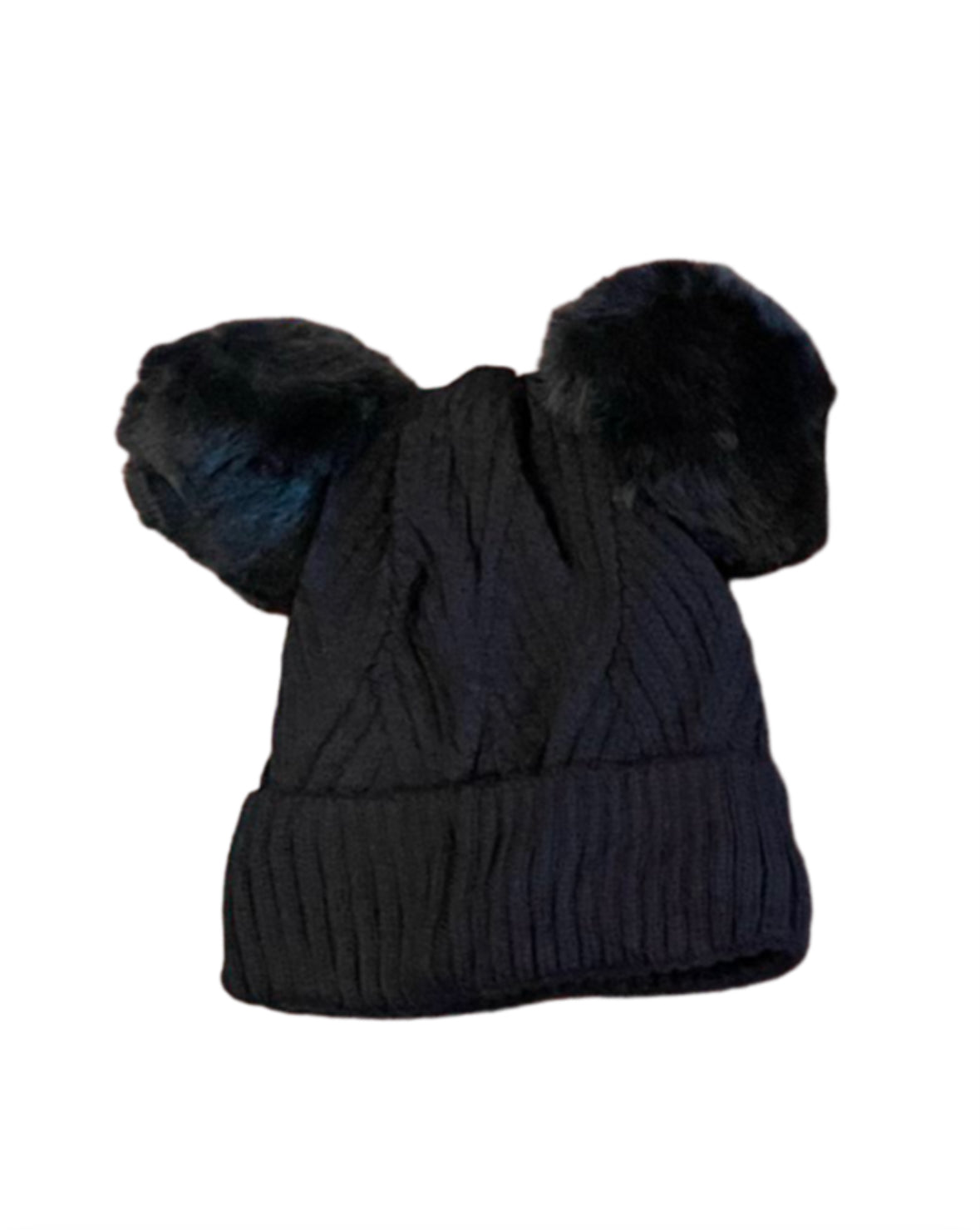 Gorro para Niños con Doble Pompón