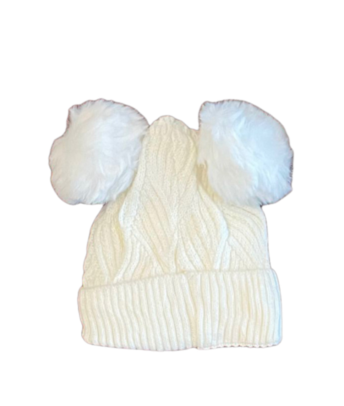 Gorro para Niños con Doble Pompón