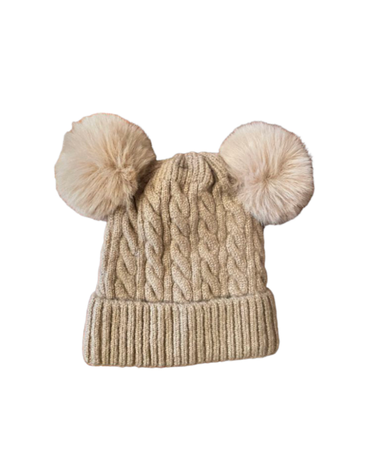 Gorro para Niños con Doble Pompón