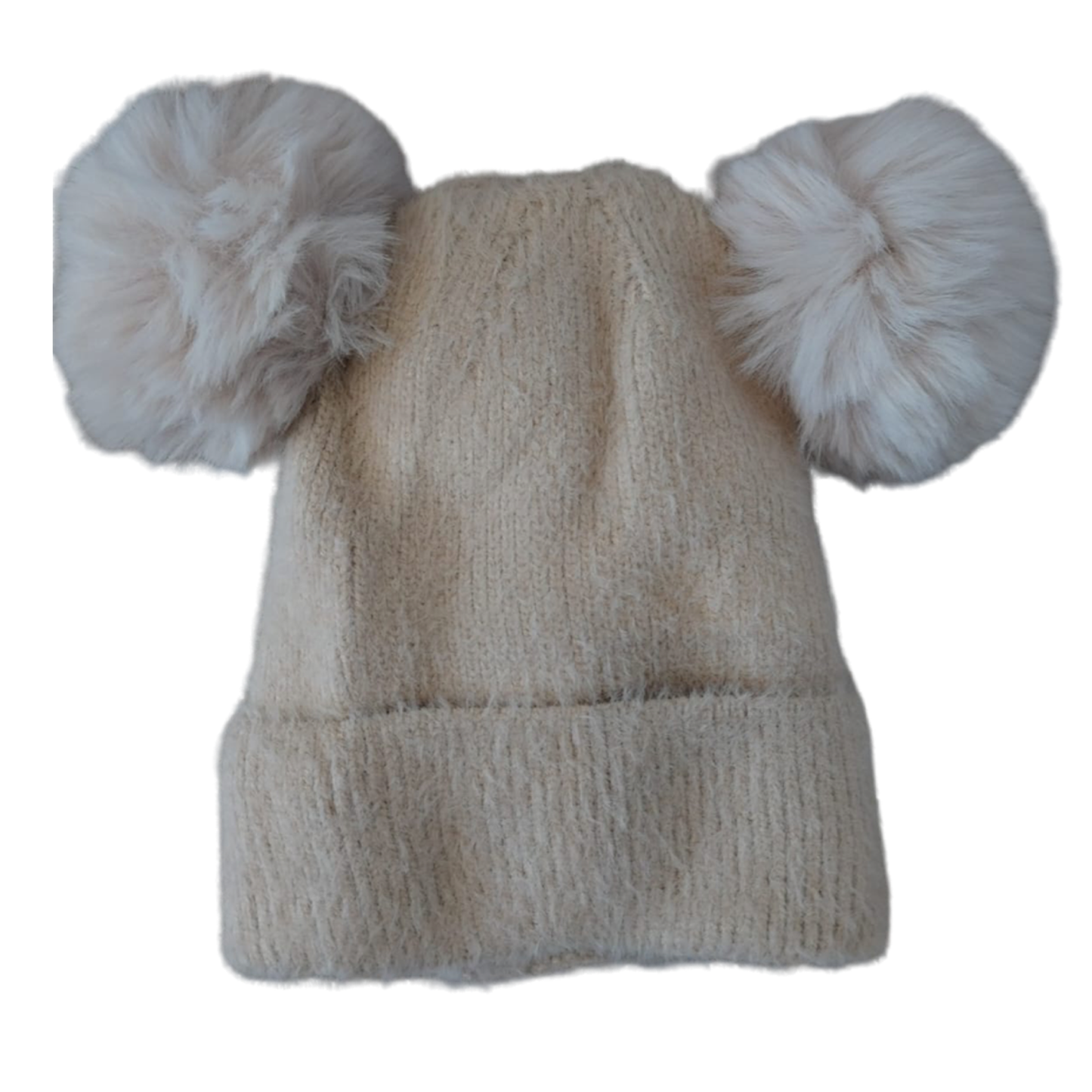 Gorro para Niños con Doble Pompón