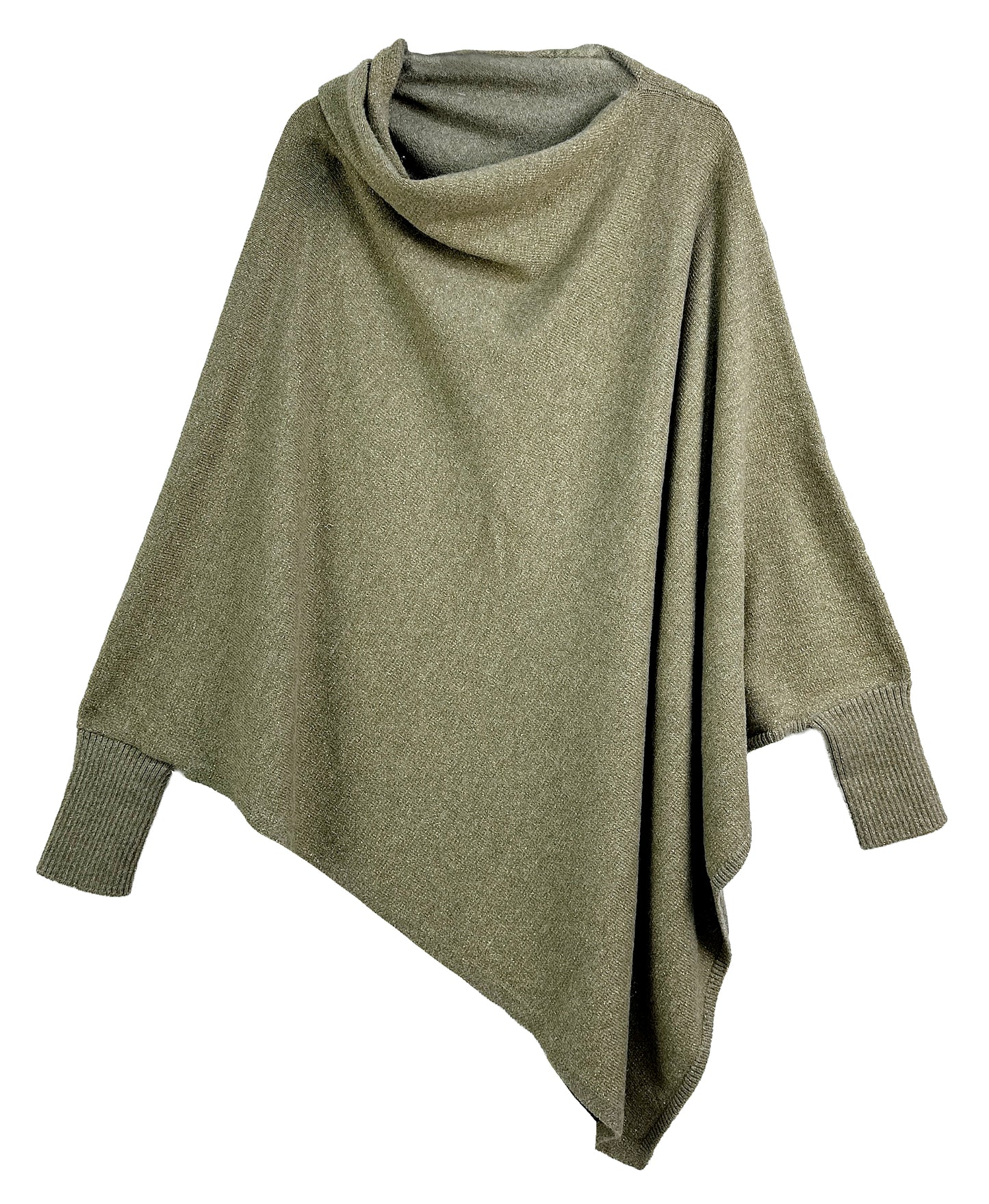 Suéter tipo Poncho con Brillos
