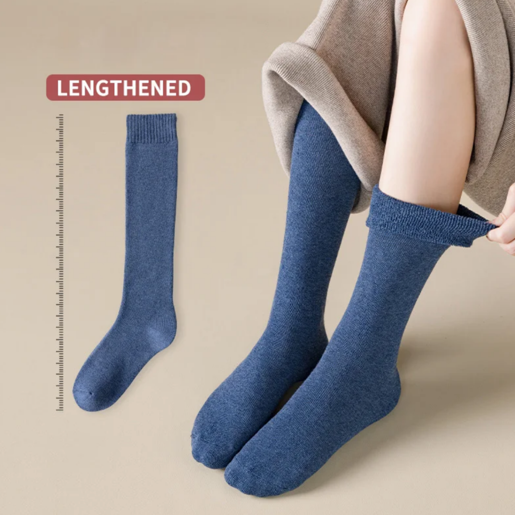 Calcetines Térmicos Largos para Adulto