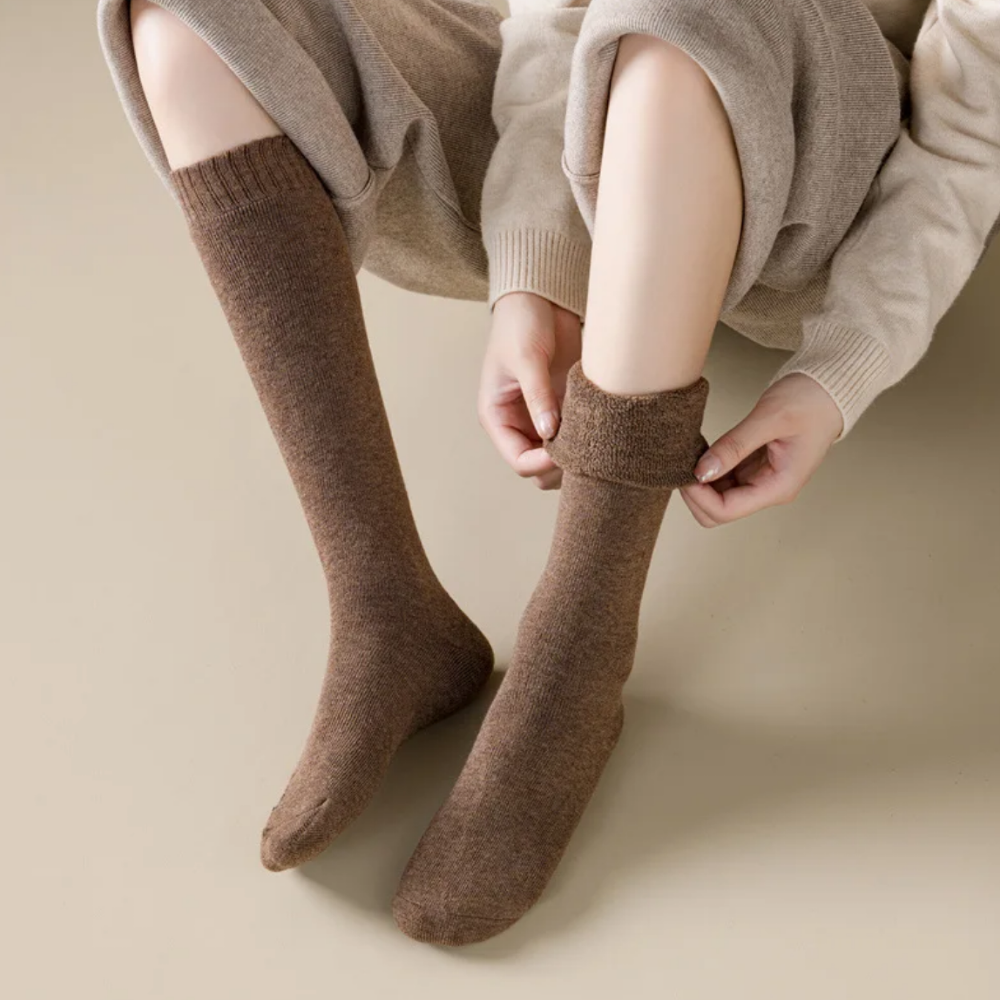 Calcetines Térmicos Largos para Adulto