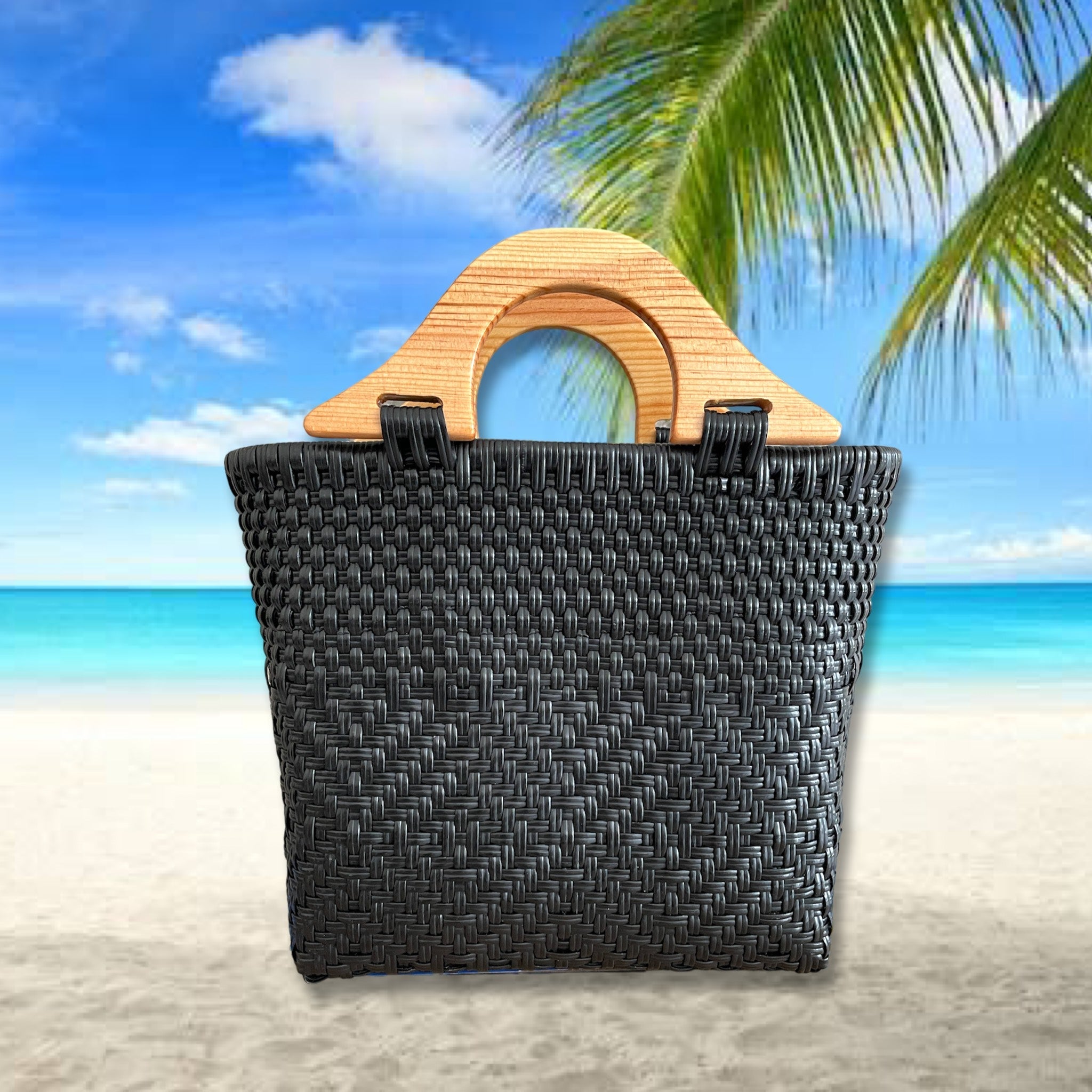 Bolsa Tejida de Plástico para Playa