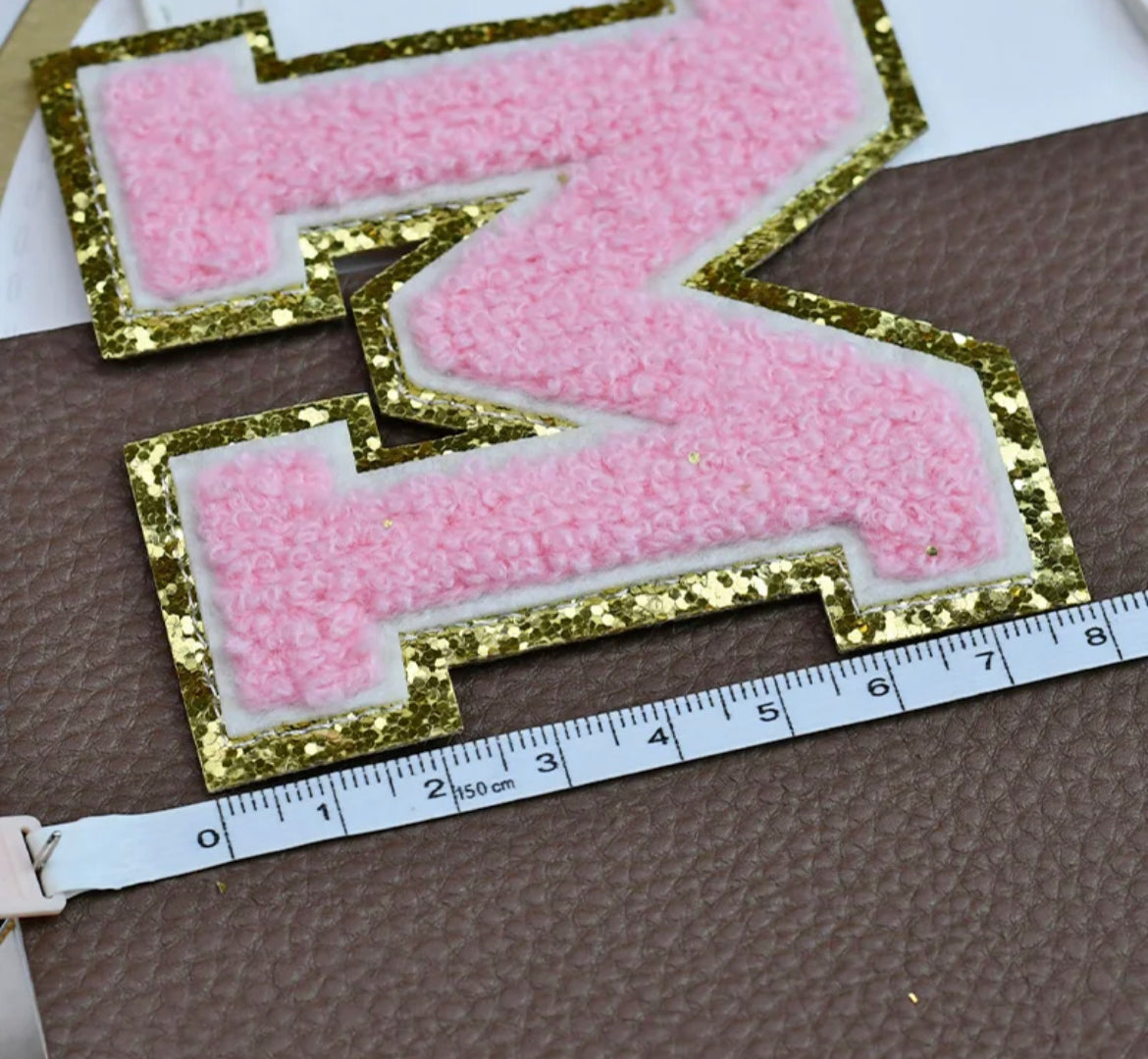 Parches de Letras Grandes con Efecto Bordado para Personalizar