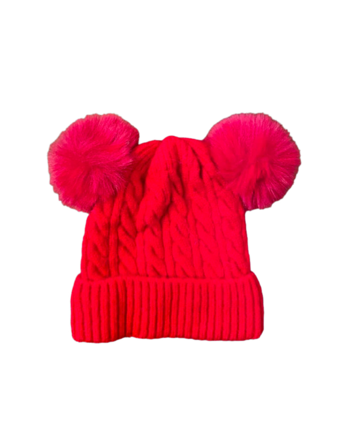 Gorro para Niños con Doble Pompón