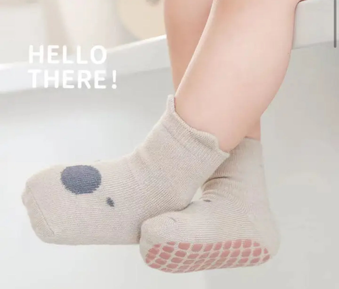 Calcetines Antiderrapantes de Invierno para Bebés y Niños de hasta 5 años