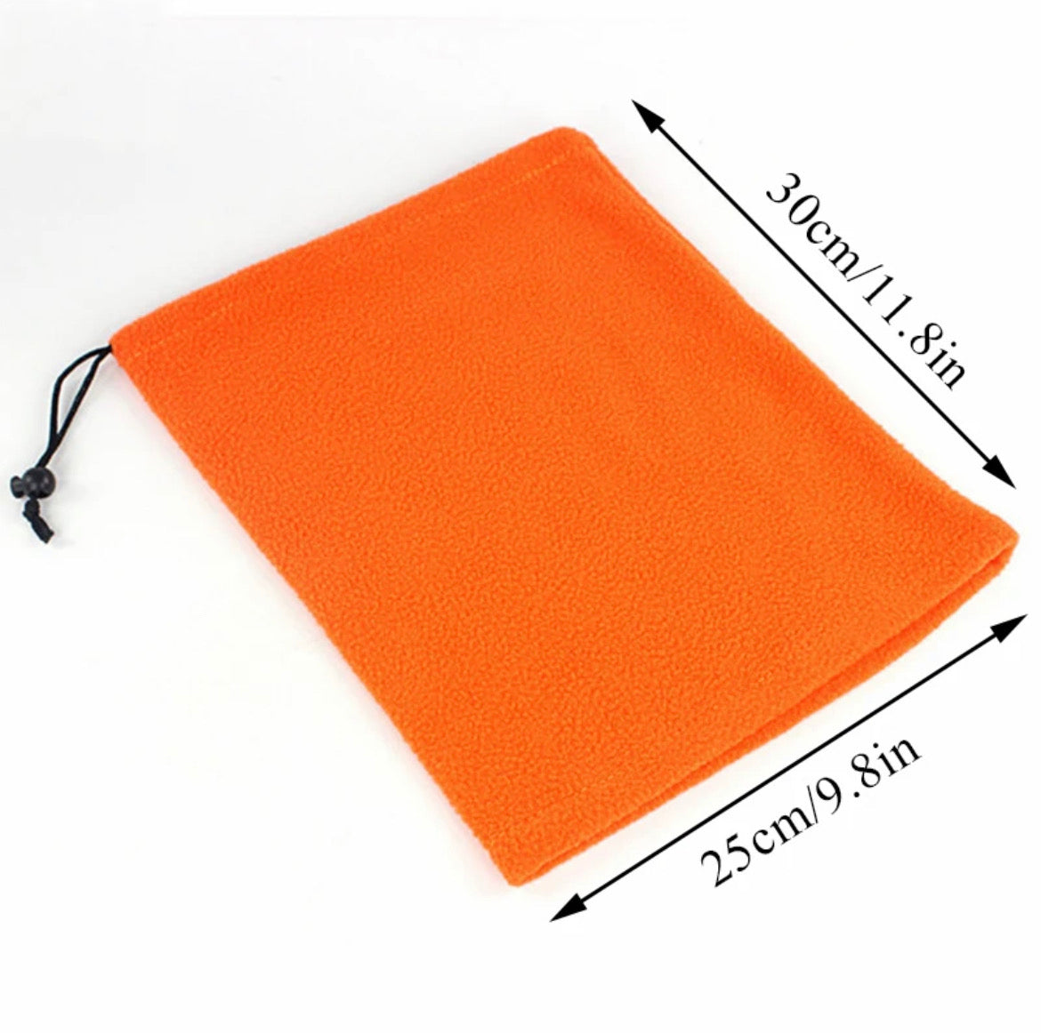 Cuello Cubrebocas de Tela Afelpada para Adultos