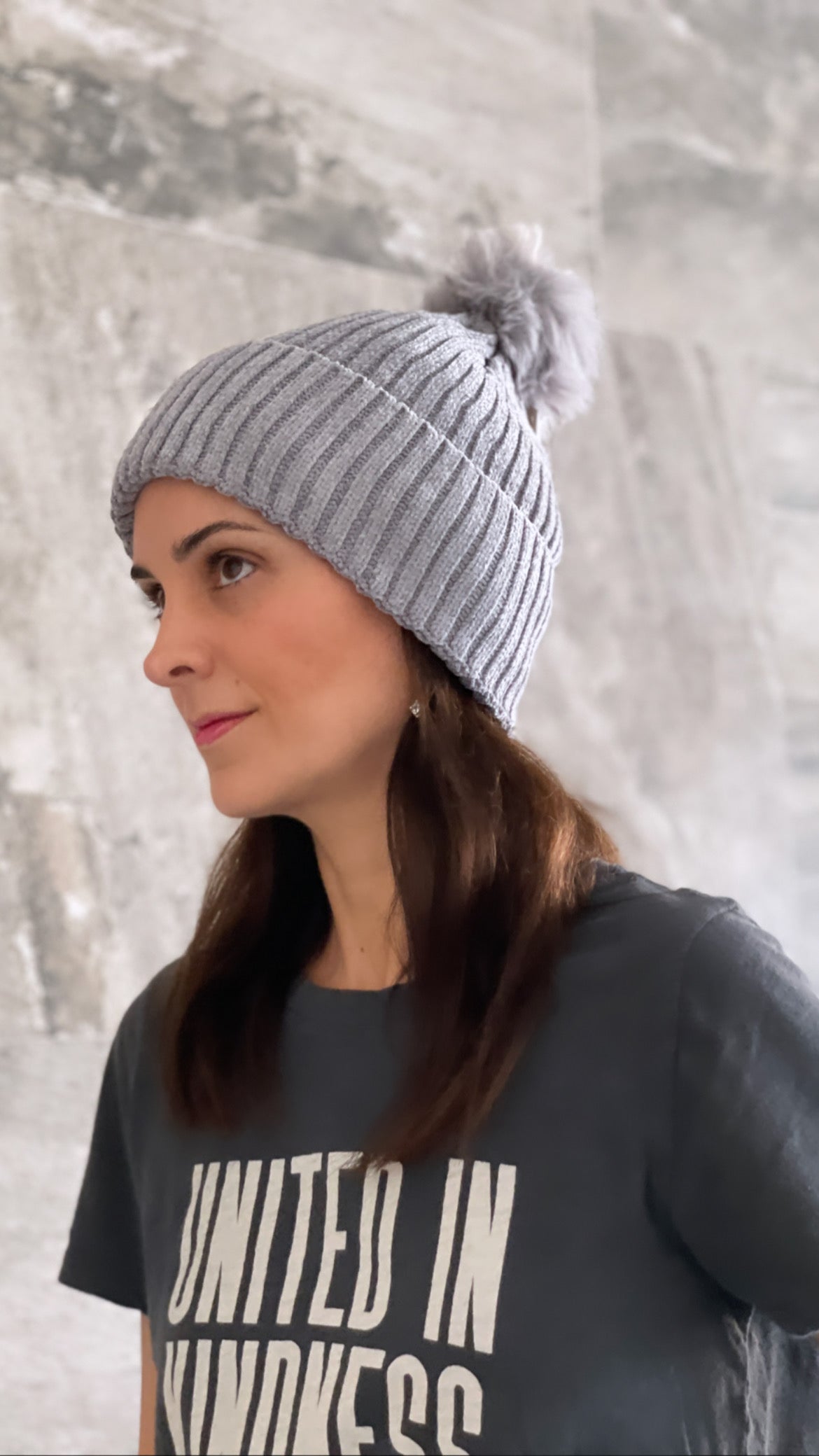 Gorro Afelpado con Pompón para Adultos