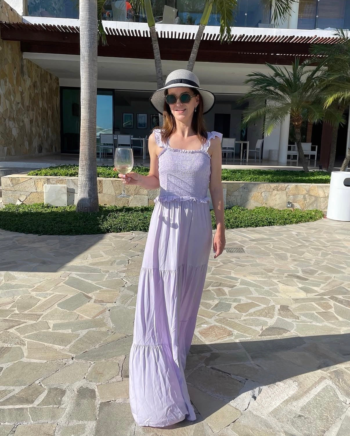 Vestido Playero Arrugado