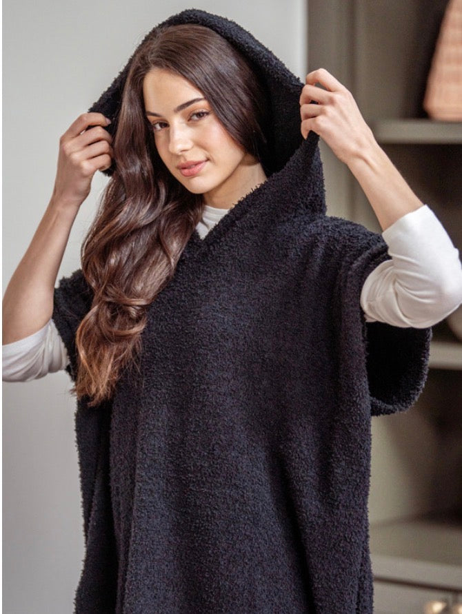 Always Cozy Hooded Poncho