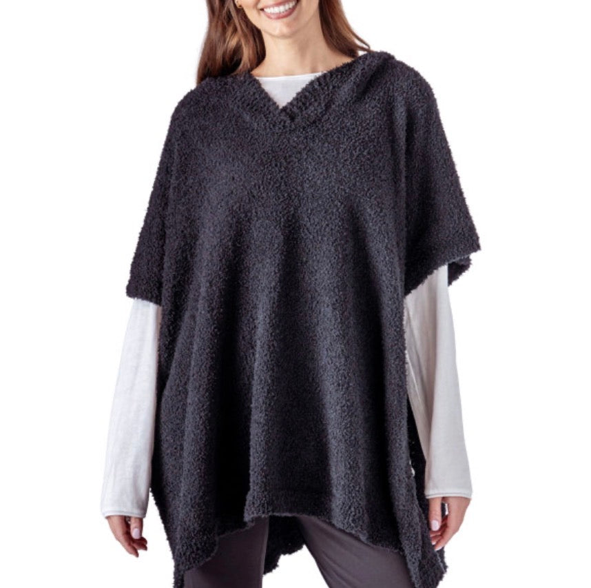 Always Cozy Hooded Poncho
