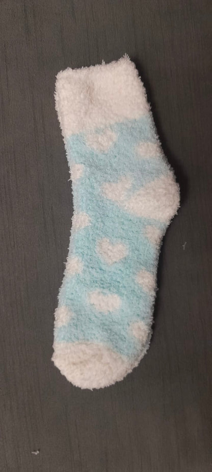 Calcetines Fluffy Corazones