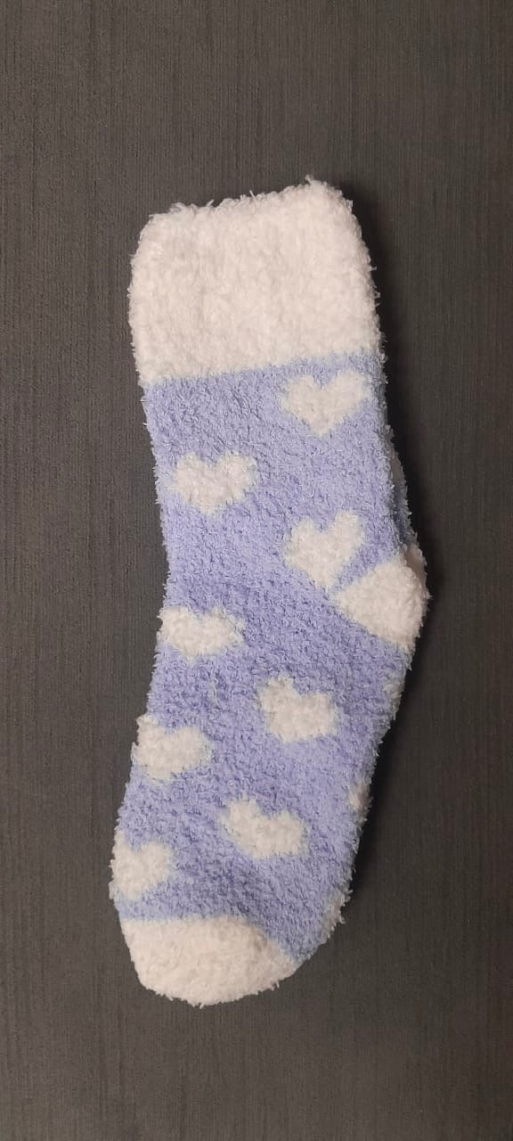 Calcetines Fluffy Corazones