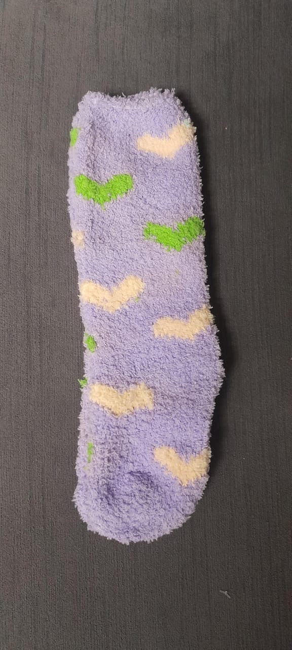 Calcetines Fluffy Corazones