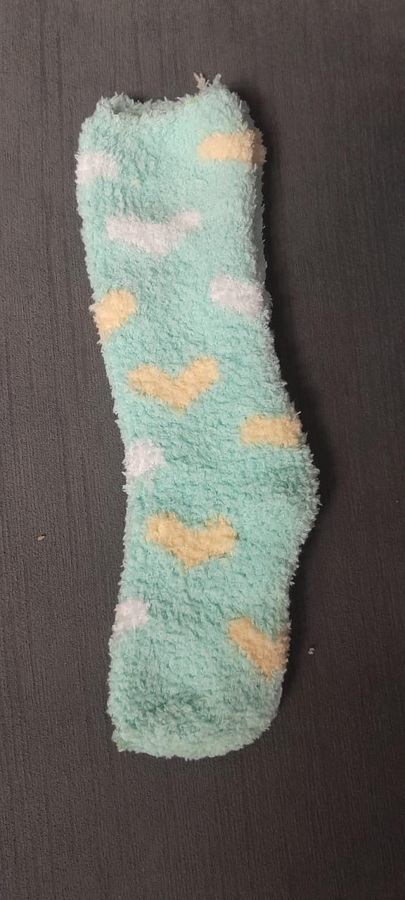 Calcetines Fluffy Corazones