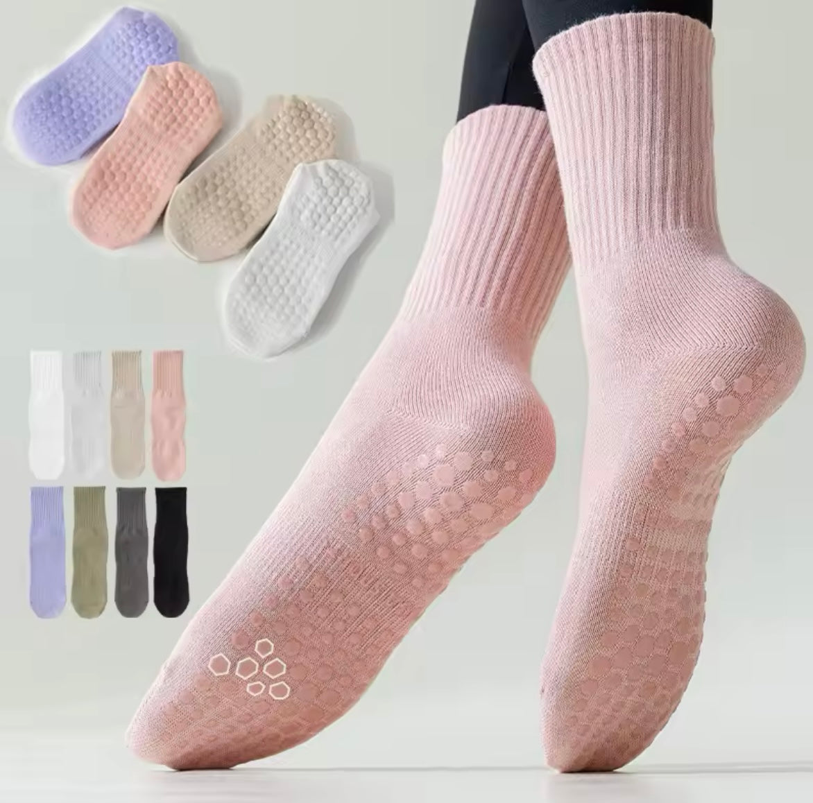 Calcetines de Invierno para Yoga y Pilates
