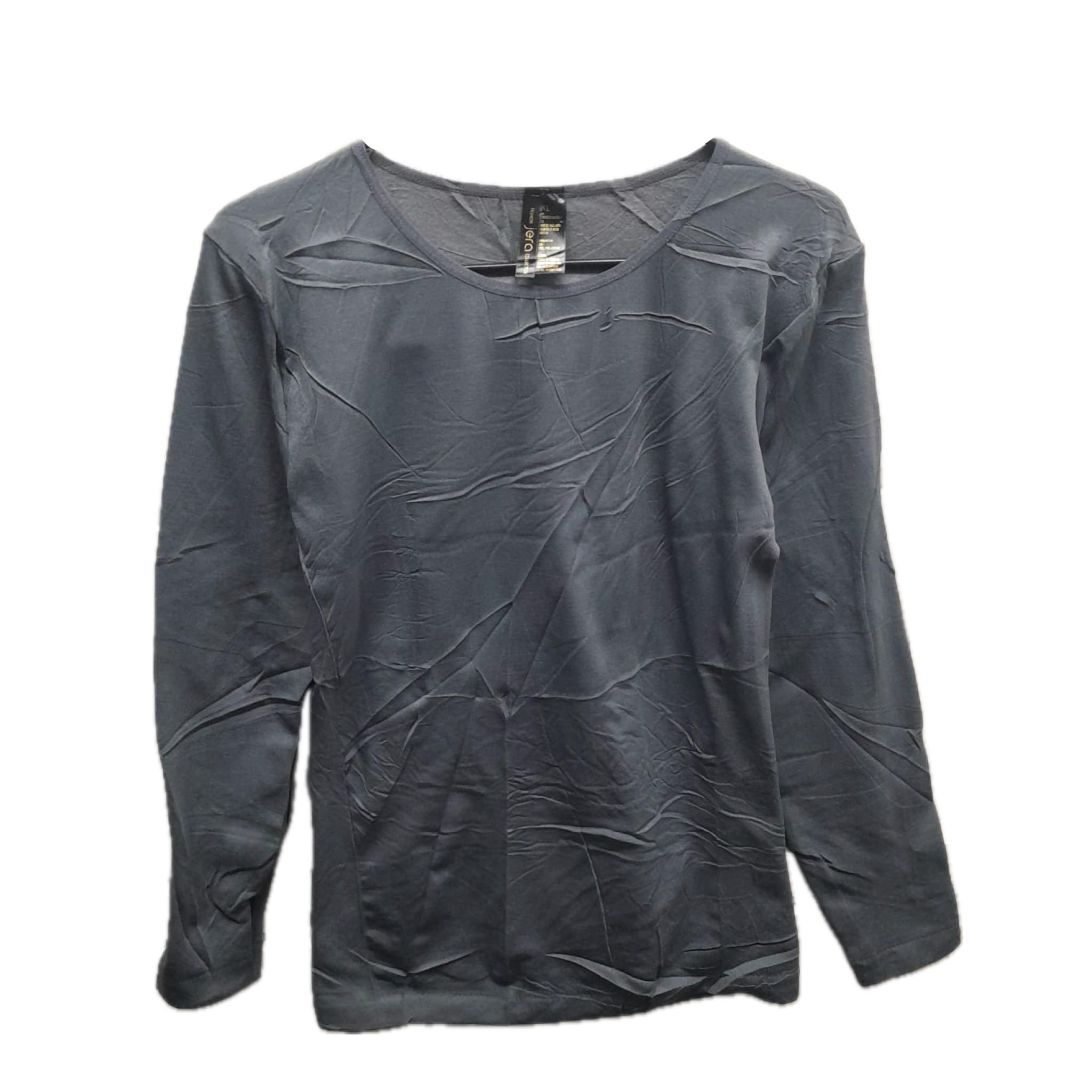 Camisa Térmica de Cuello Redondo con Felpa  (Talla Grande)