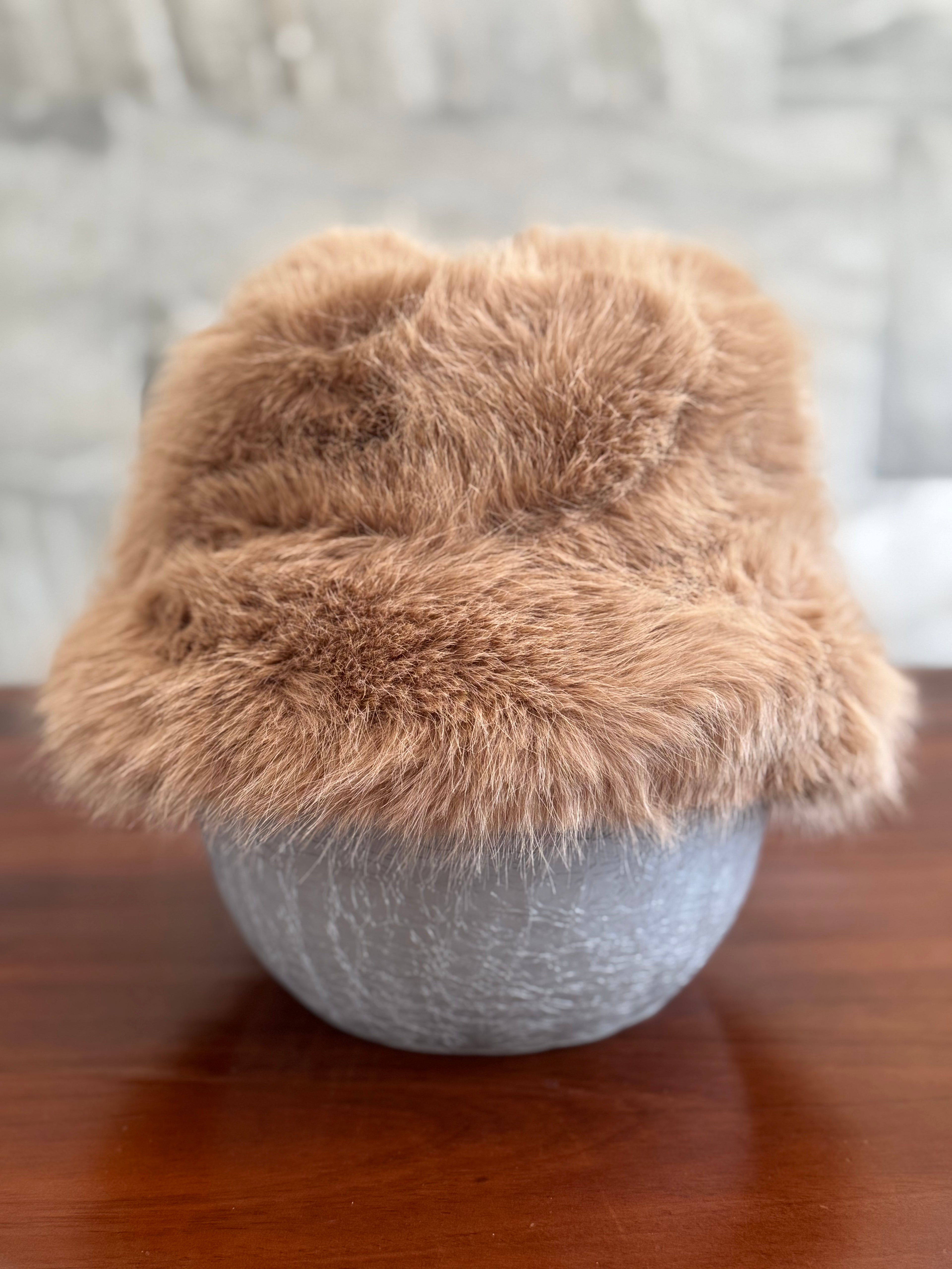 Fur Bucket Hat