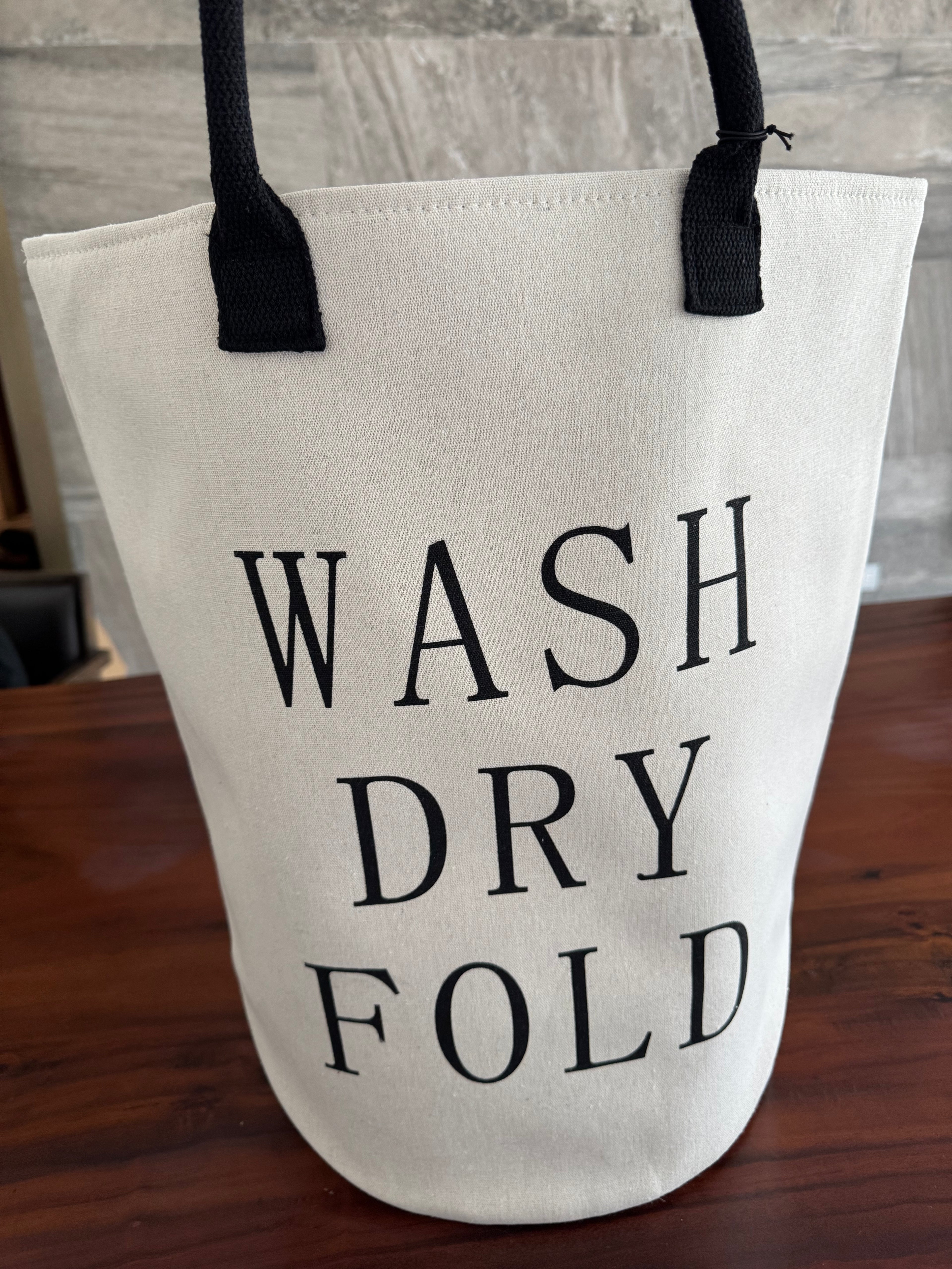 Cestos para Lavanderia WASH, DRY, FOLD