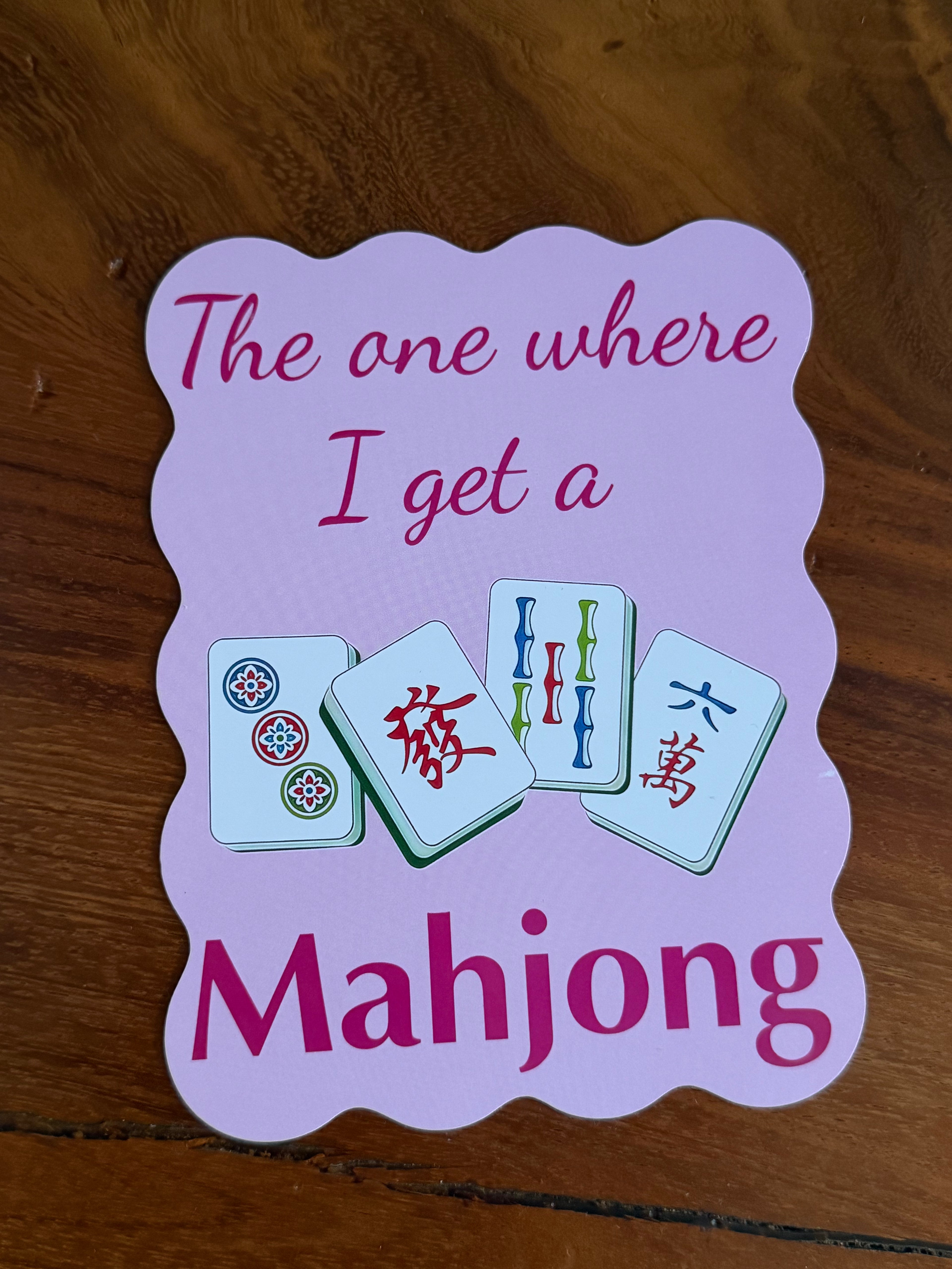 Mahjong Shuffling Cards