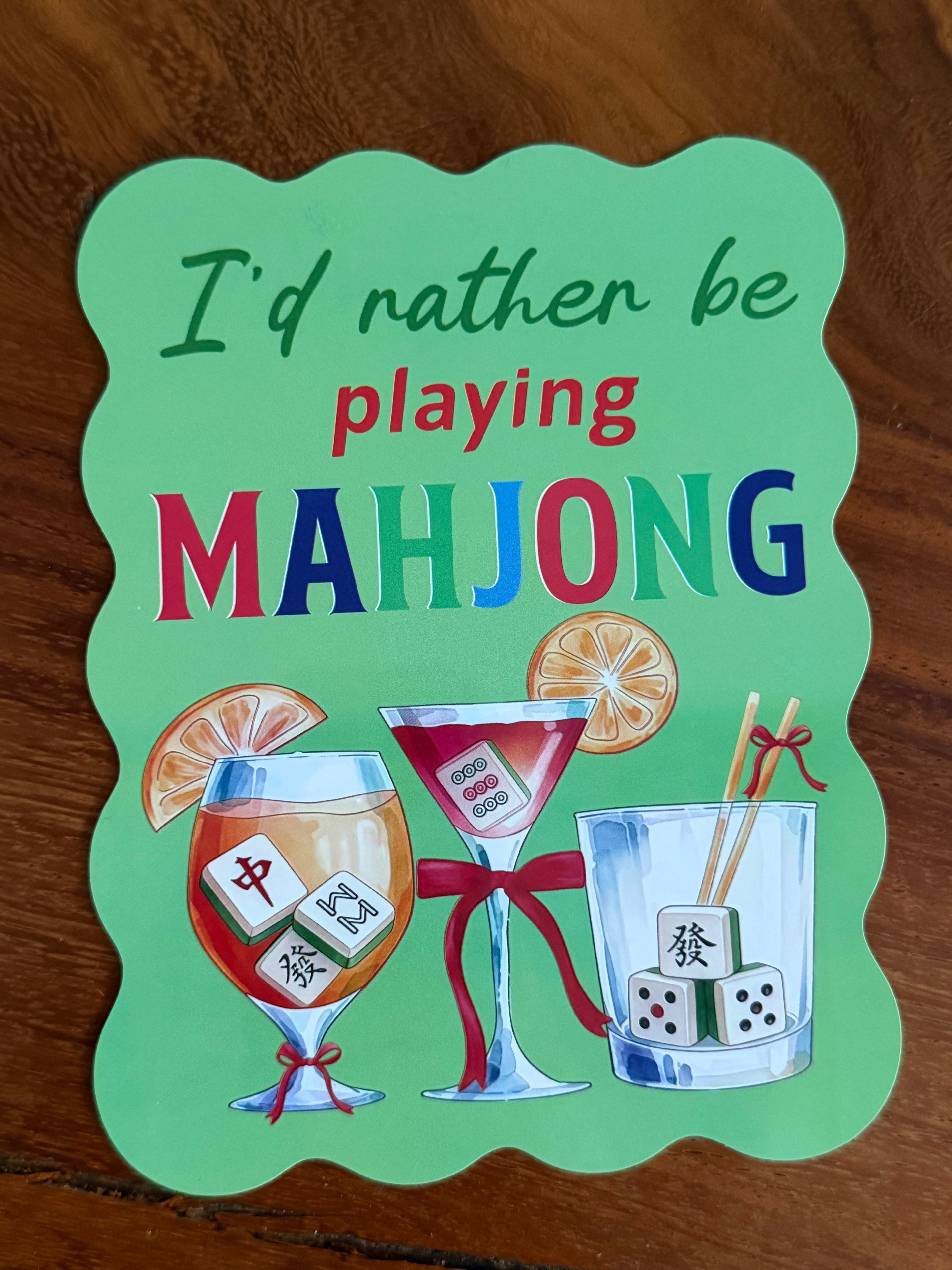 Mahjong Shuffling Cards