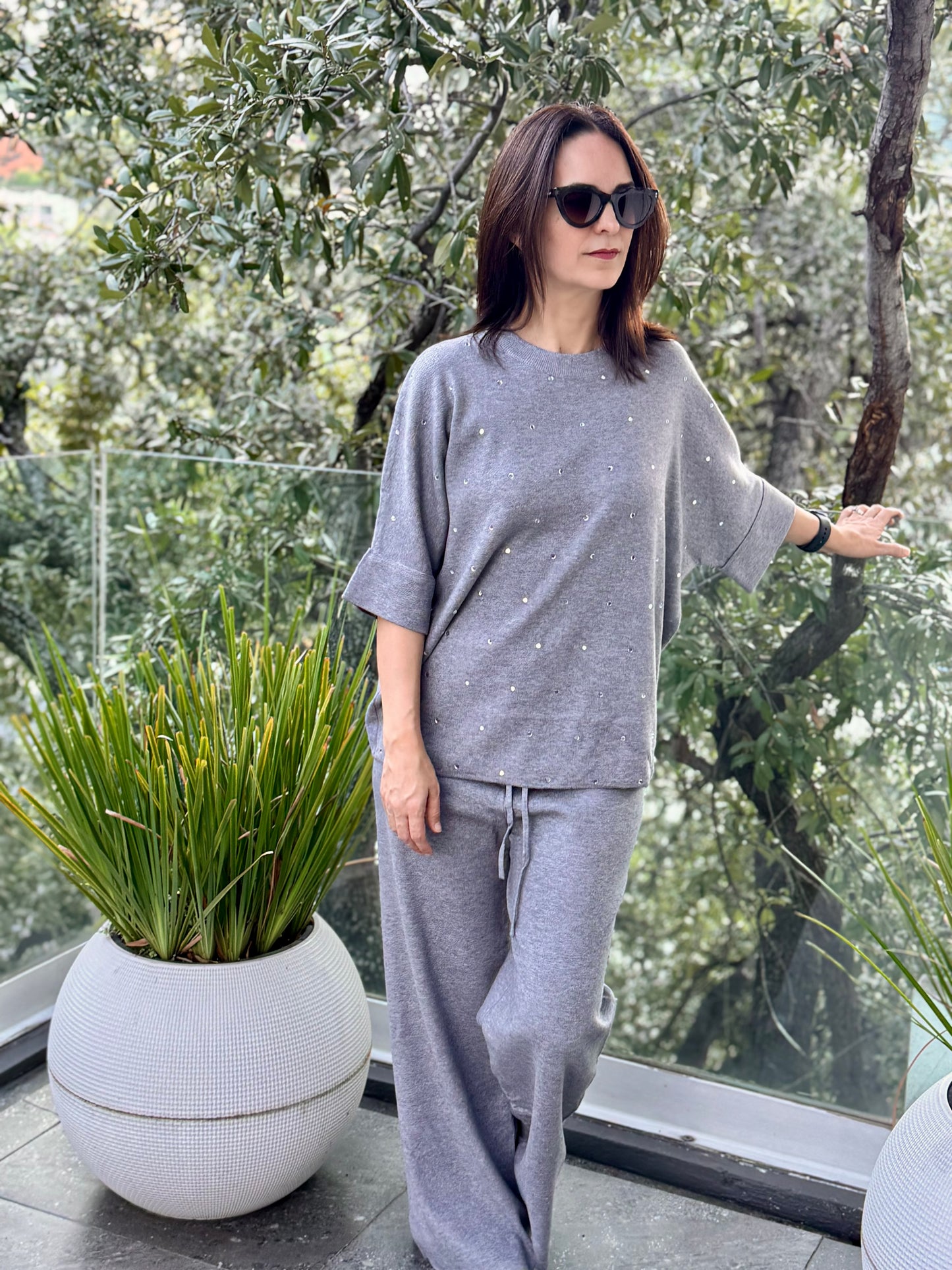 Conjuntos Loungewear Con Manga
