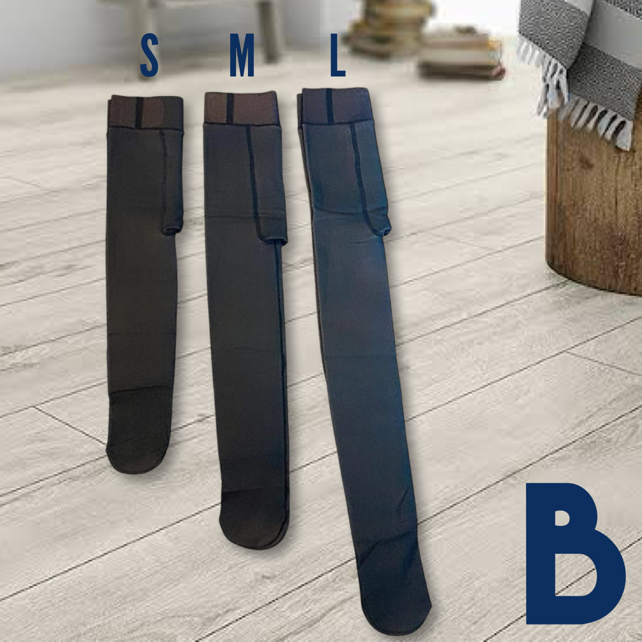 Medias Afelpadas Efecto Piel para Niñas