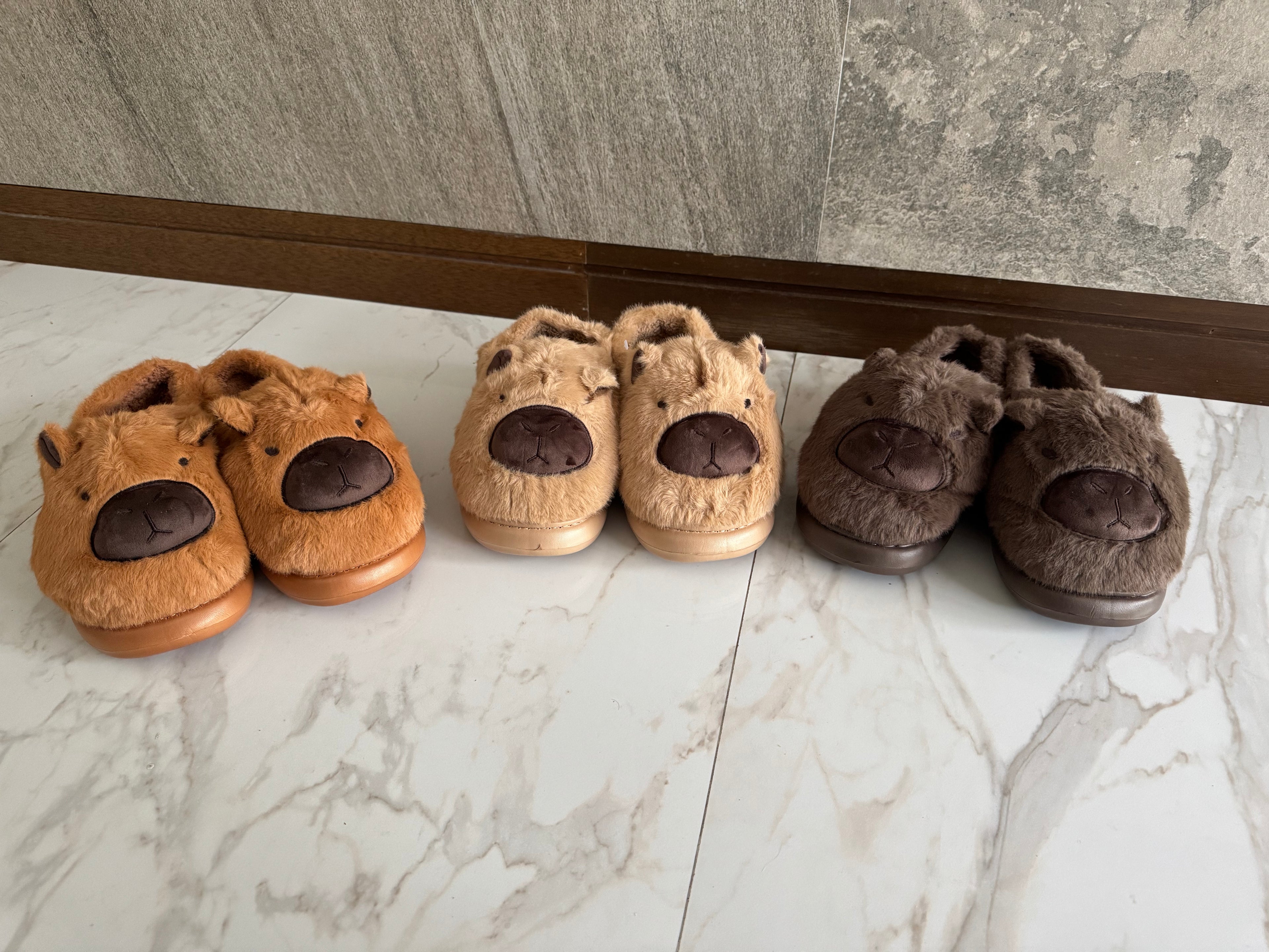 Pantuflas Capibara tallas grandes