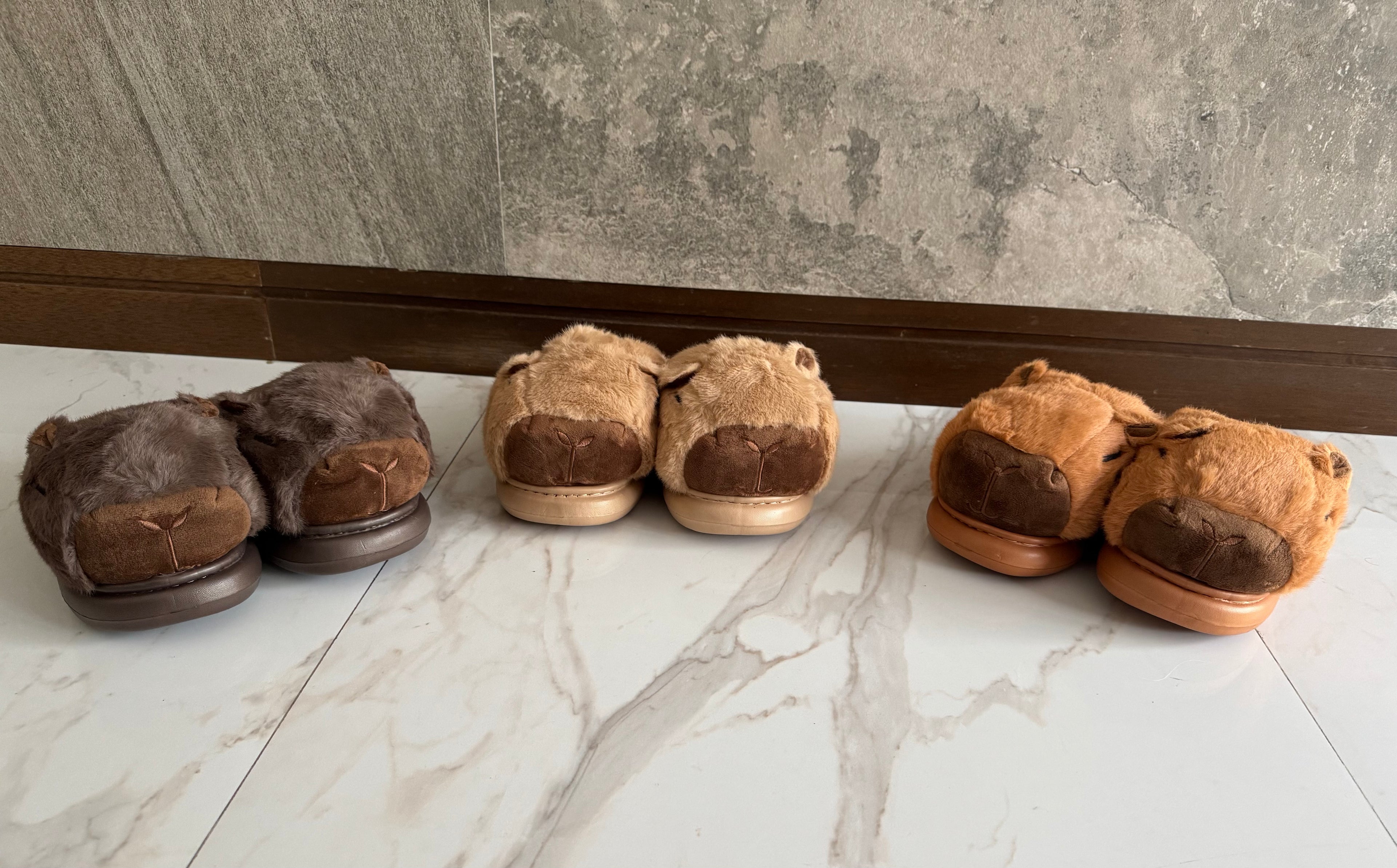 Pantuflas Capibara tallas chicas