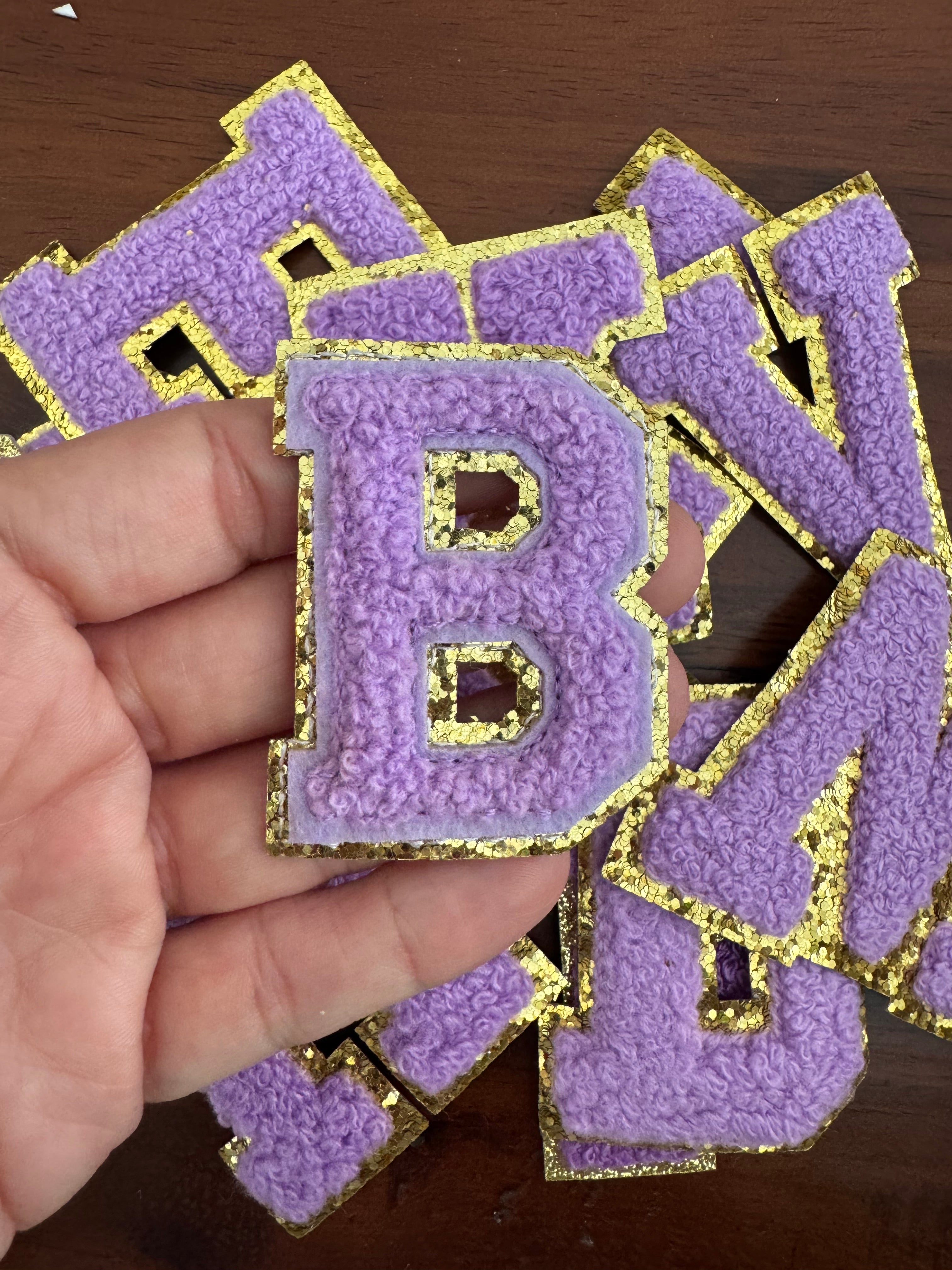 Parches de Letras Con Efecto Bordado Para Personalizar