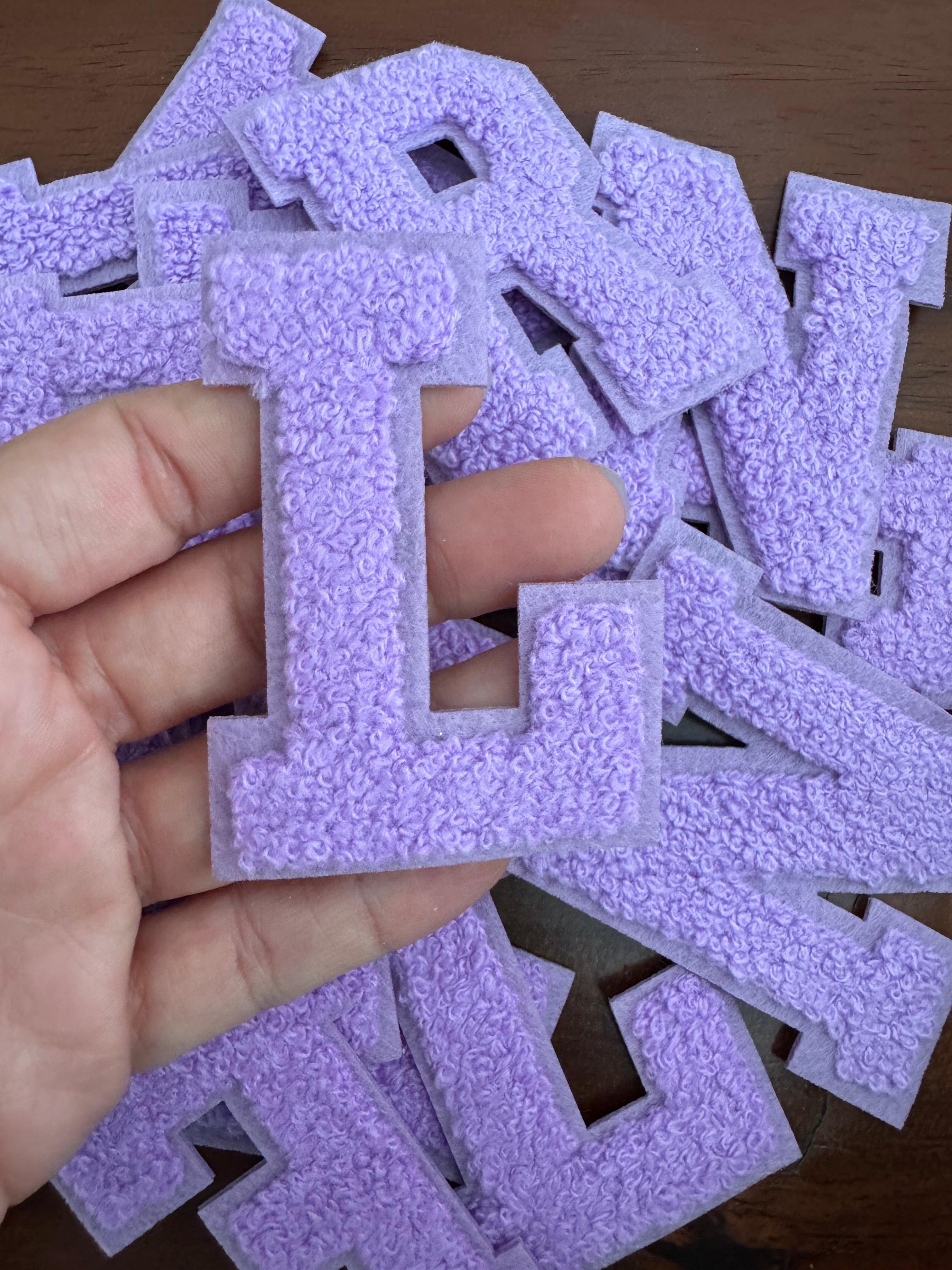 Parches de Letras Con Efecto Bordado Para Personalizar