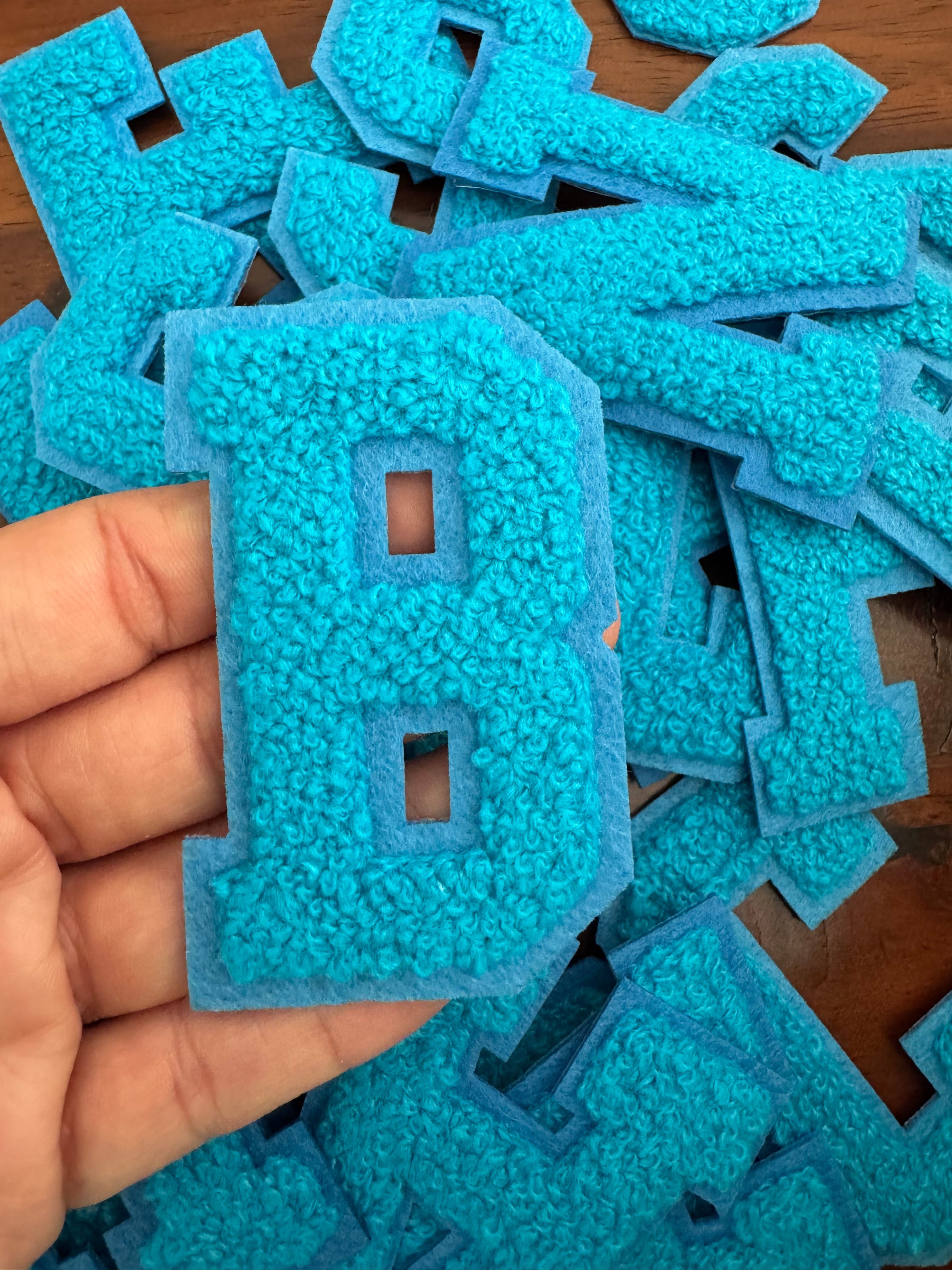 Parches de Letras Con Efecto Bordado Para Personalizar