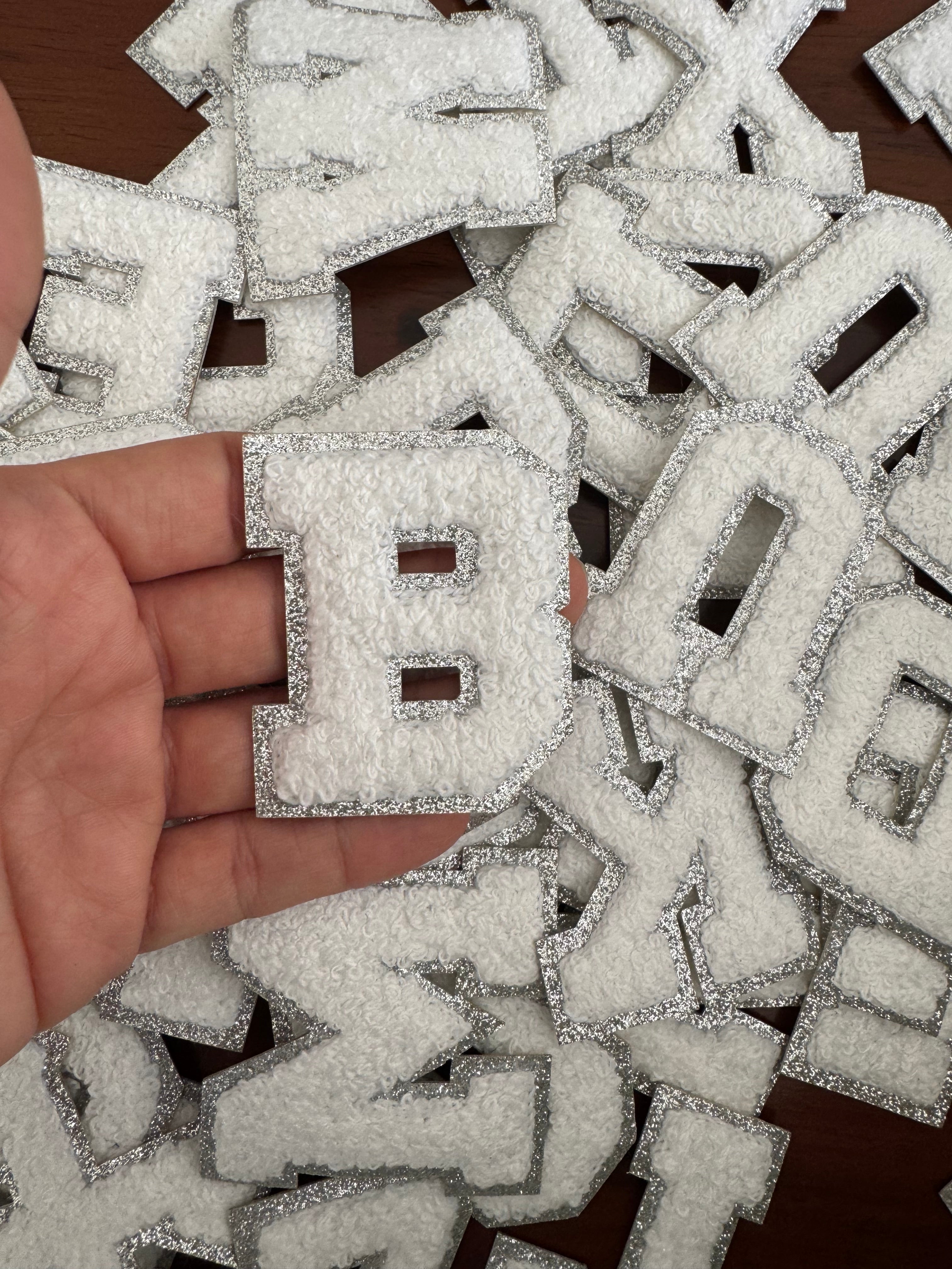 Parches de Letras Con Efecto Bordado Para Personalizar