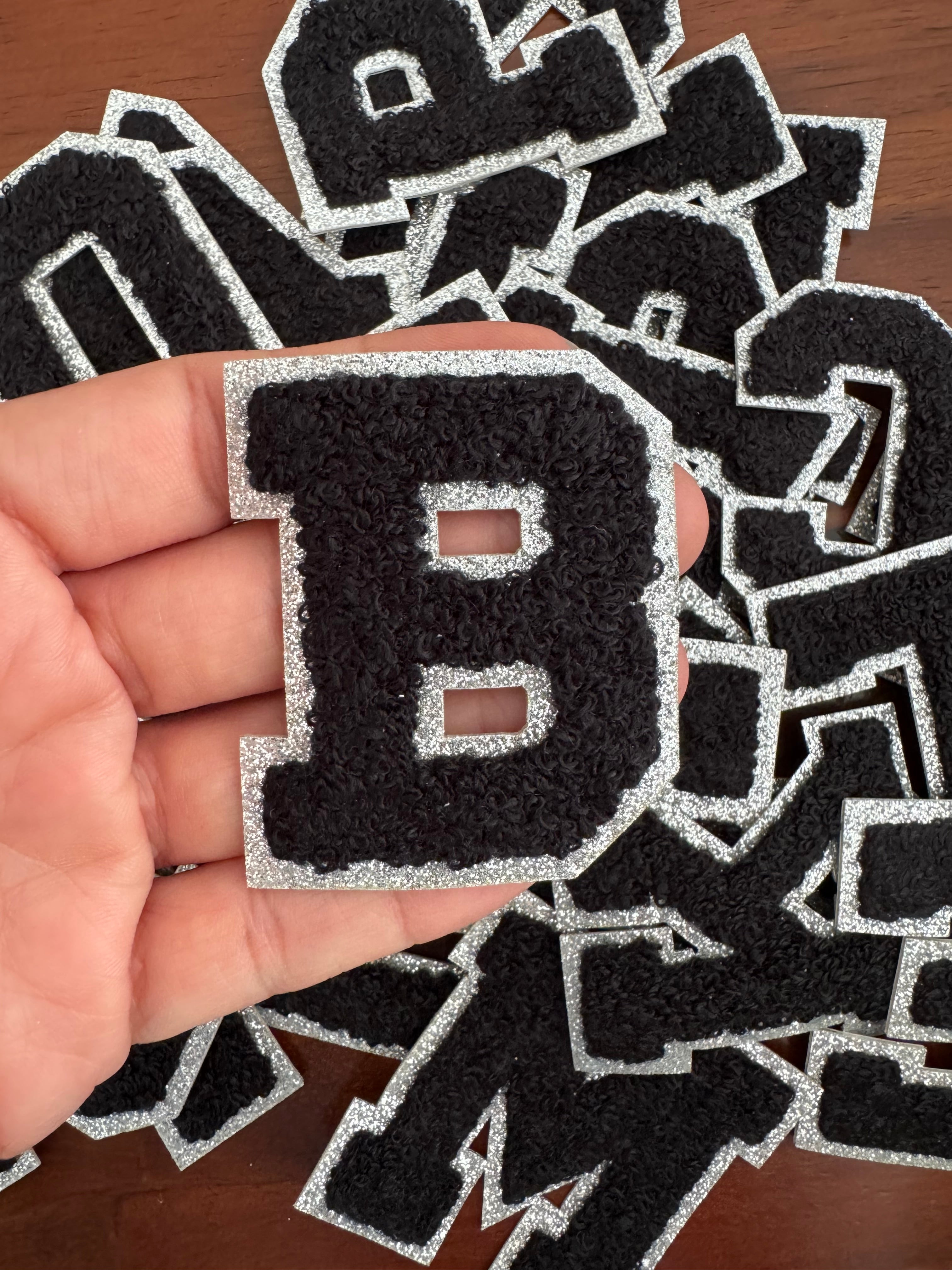 Parches de Letras Con Efecto Bordado Para Personalizar