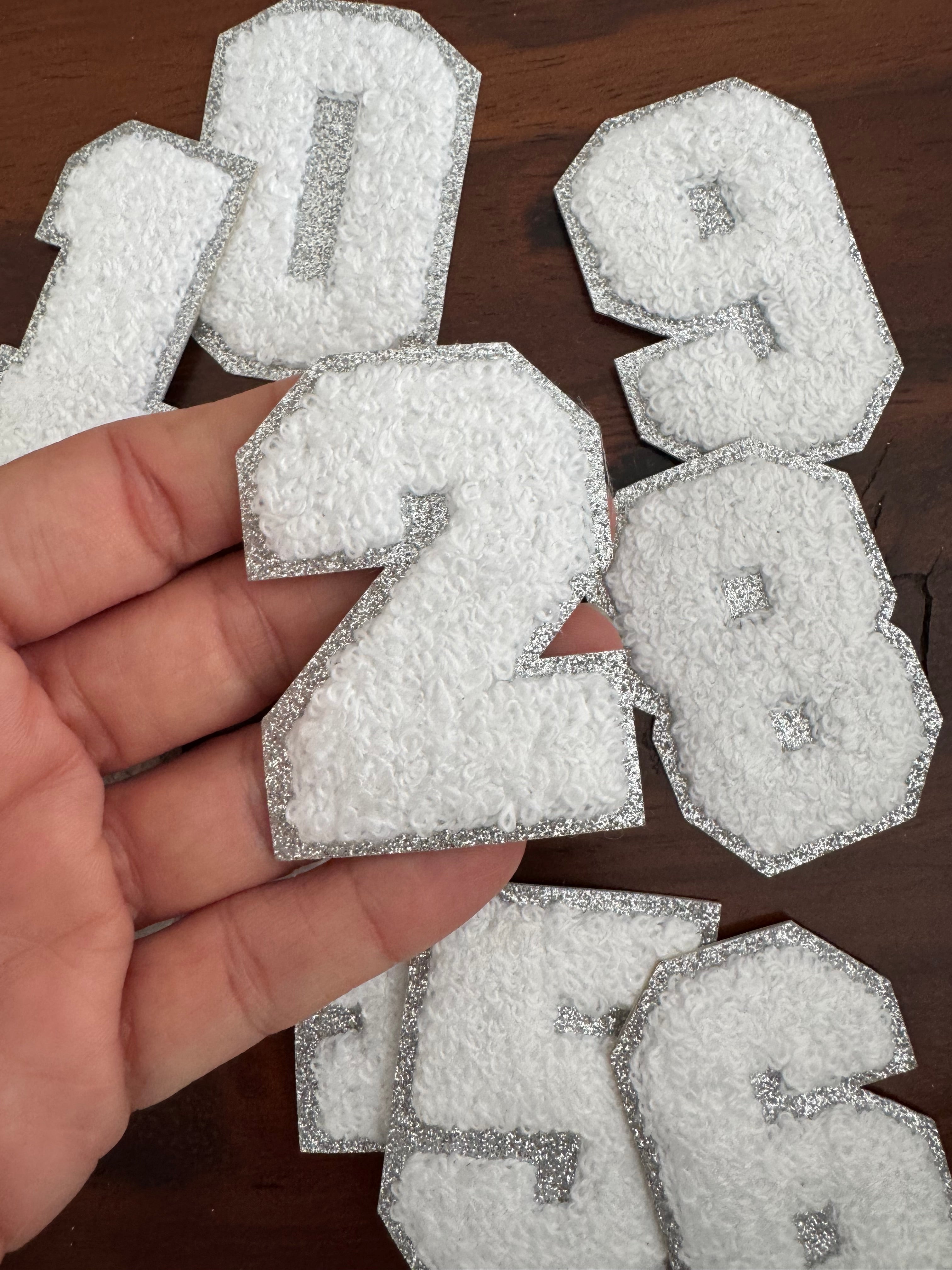 Parches de Letras Con Efecto Bordado Para Personalizar