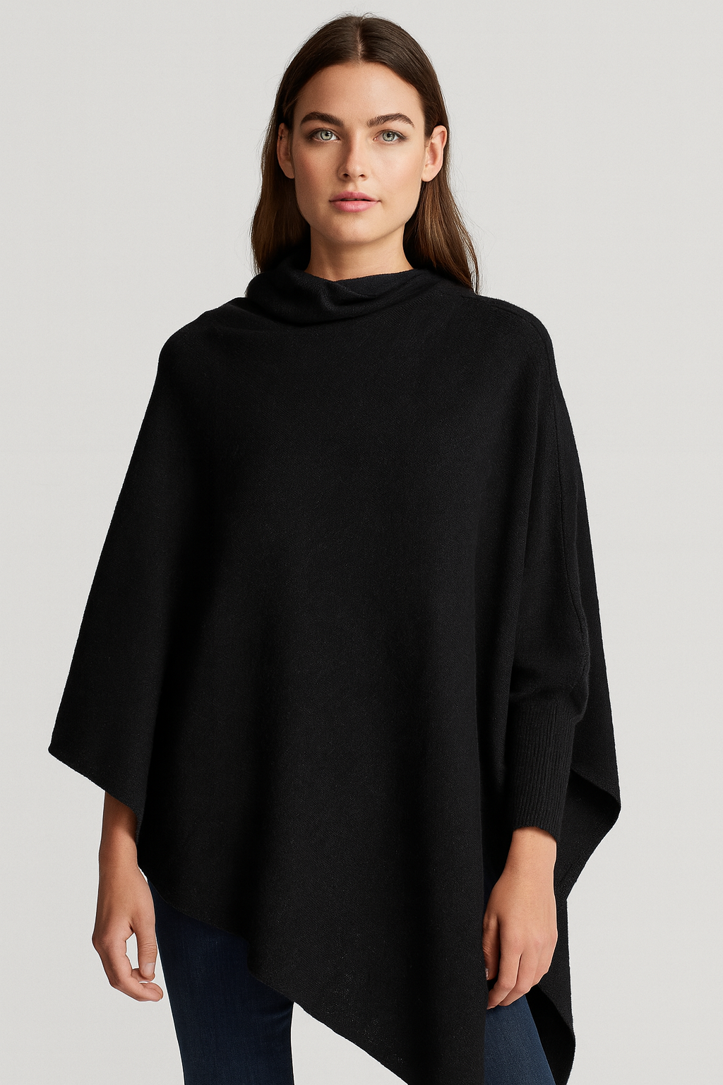 Suéter tipo Poncho con Brillos