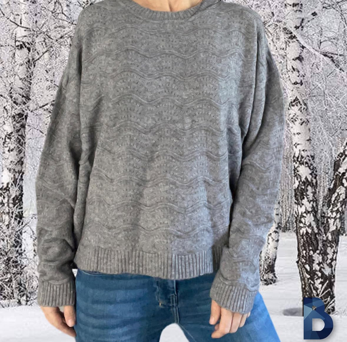 Sweater Ancho Zig-Zag L/XL