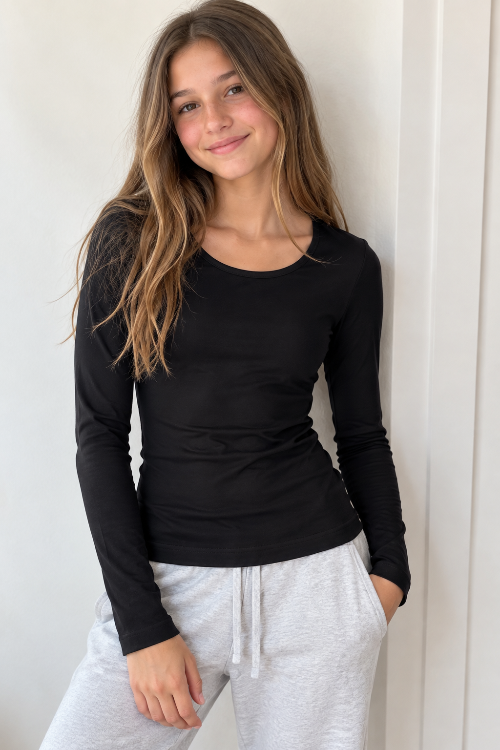 Camisa Térmica Teens Cuello Redondo