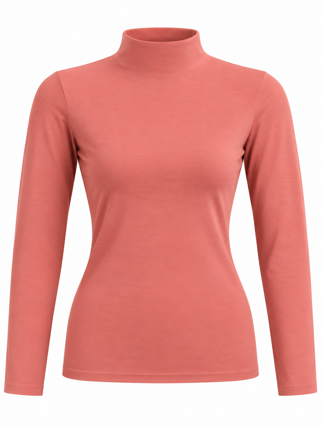 Camisa Térmica de Cuello Alto con Felpa