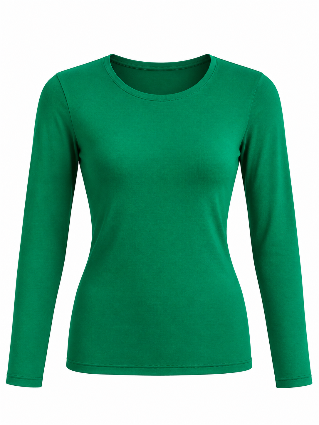Camisa Térmica de Cuello Redondo con Felpa