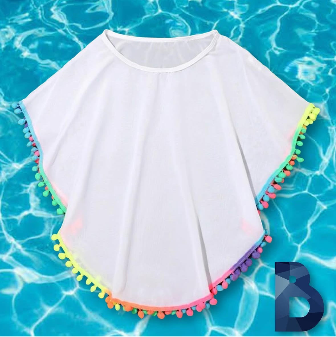 Coverup Pompones de Colores