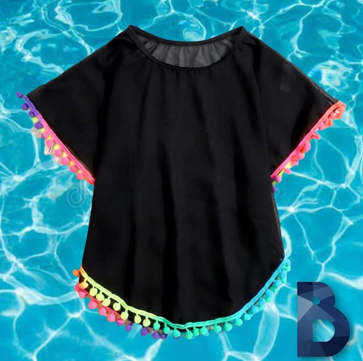 Coverup Pompones de Colores