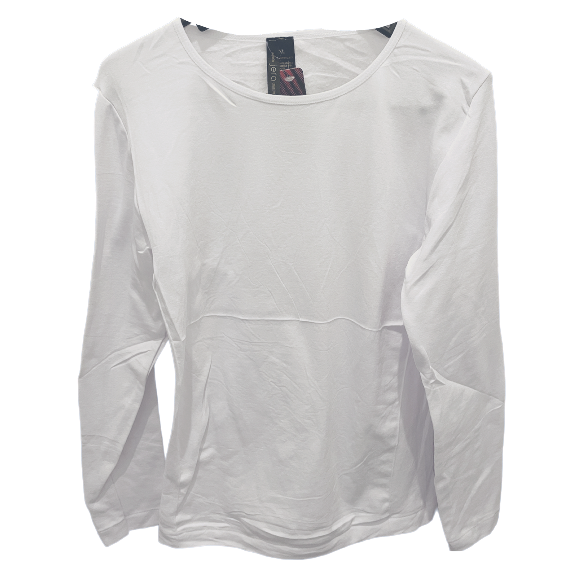 Camisa Térmica de Cuello Redondo con Felpa  (Talla Grande)