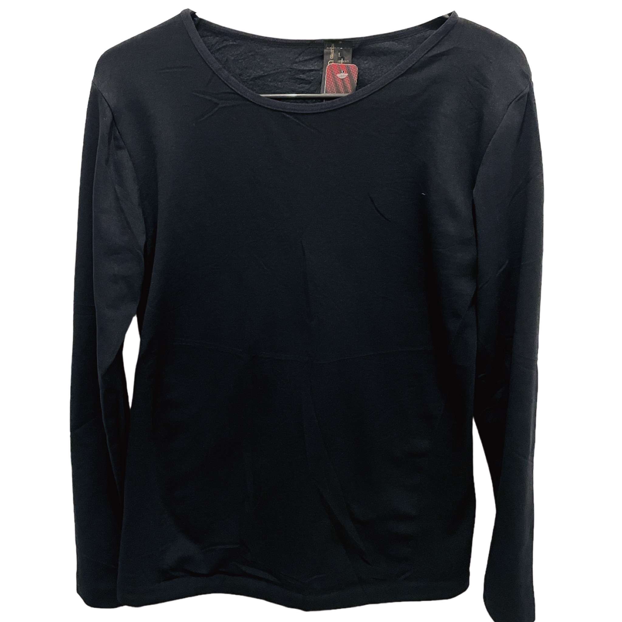 Camisa Térmica de Cuello Redondo con Felpa  (Talla Grande)