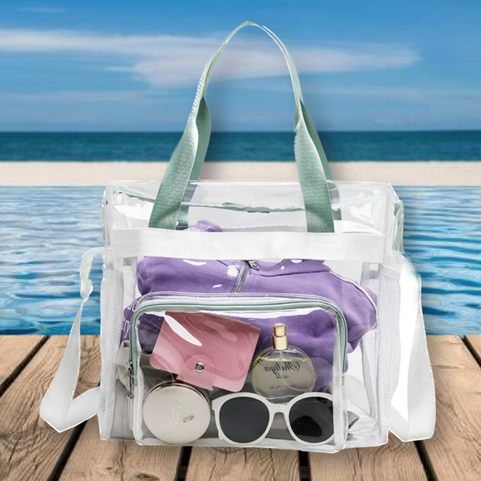 Bolsa Transparente para Playa