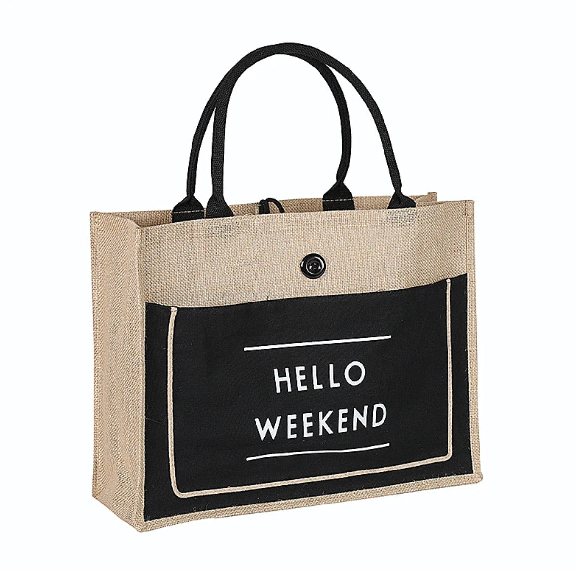 Bolsa para Playa "Hello Weekend"